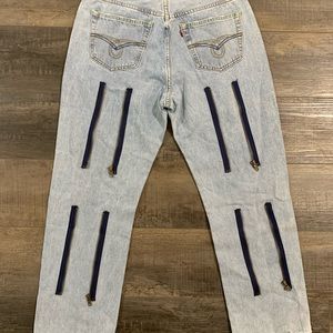 Needles Bondage Zipper Jeans Asap Rocky